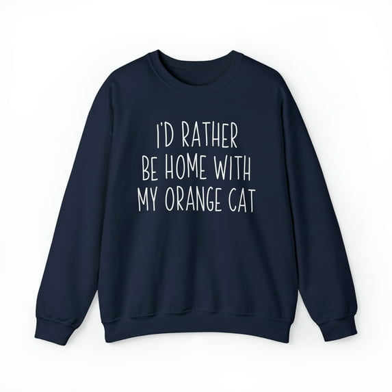 Orange Cat Mom Mothers Day Sweatshirt, Gifts, Crewneck