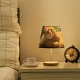 thumbnail image 1 of Orange Cat Sunlight LED Desk Lamp Table Lamp USB Bedside Nightstand Small Lamp for Bedroom Living Room Kids Room, 1 of 8