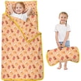 thumbnail image 1 of Orange Christmas Gingerbread Man Pattern Toddler Nap Mats for Kids Preschool,50"x20" Sleeping Mat Bag or Kids,Toddler Sleeping Bag,Toddler Nap Mat or Daycare, 1 of 6