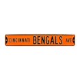 thumbnail image 1 of Orange Cincinnati Bengals 6" x 36" Steel Street Sign, 1 of 1