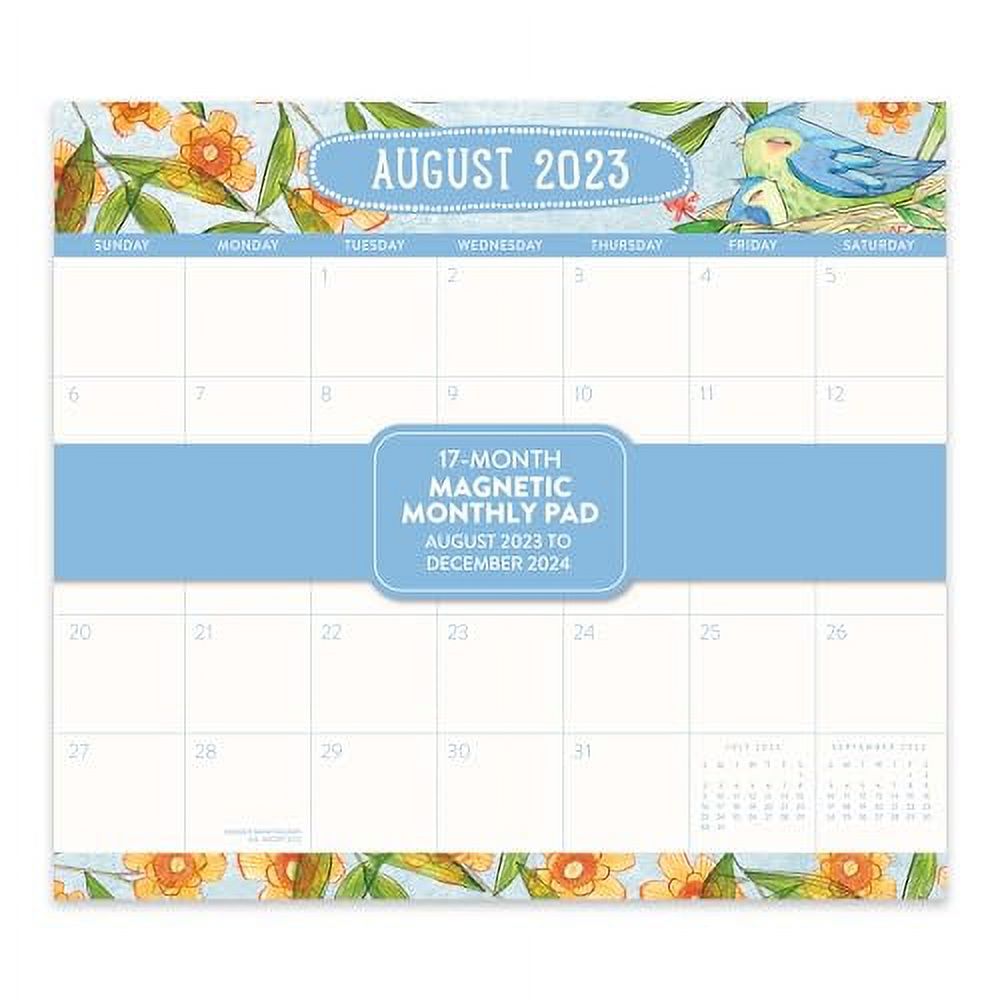 Orange Circle Studio 20232024 Where Love Grows Monthly Pad