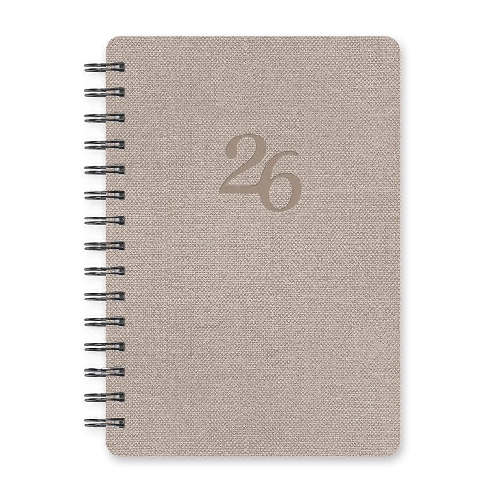 Orange Circle Studio Corporation, Stone Agatha 2026 Planner, 5.75'' X 8.25'', Weekly Calendar with Case Binding
