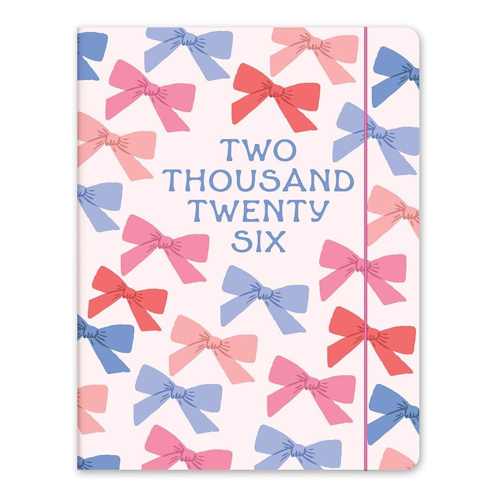 Orange Circle Studio Corporation, Sweet Bows Monthly 2026 Planner, 7.5'' X 9.75'', 12-Month Calendar with Stapled Binding