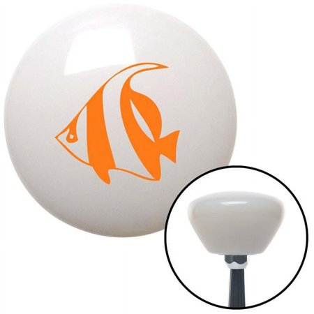 Orange Clown Fish White Retro Shift Knob with M16 x 1.5 Insert Shifter Auto Manual