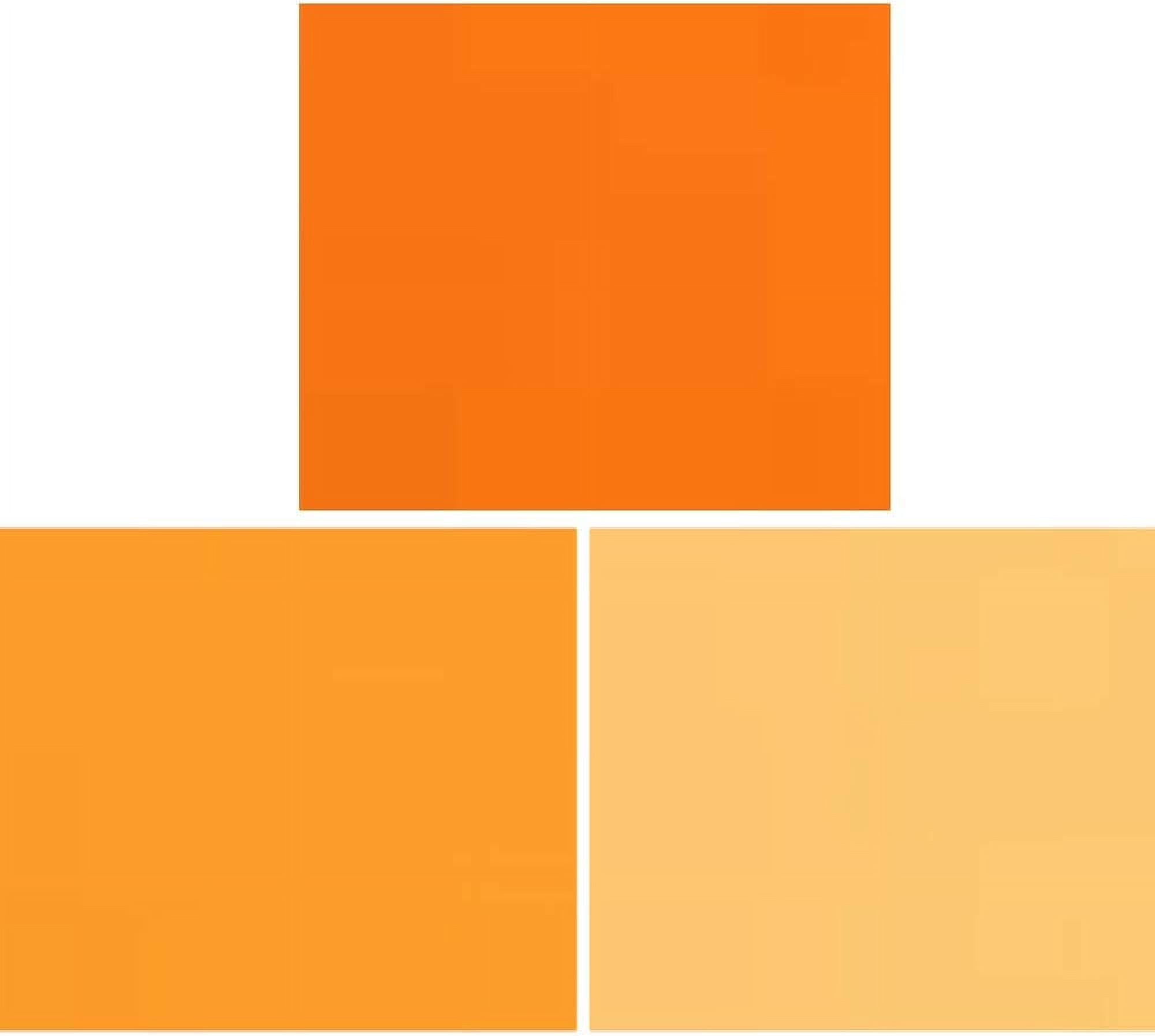 Orange Color Correction Gel Filter Sheet 16x20 inches Kit, Full CTO, 1/