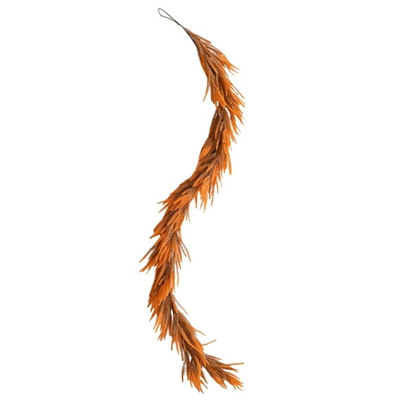 Orange Colored Rattan Home Vases Orangecolored Needles Artificial Plastic Plants