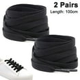 thumbnail image 1 of 2 Pair Flat Shoe laces Shoelaces for Athletic Running Sneakers Shoes Boot Strings, 1 of 8