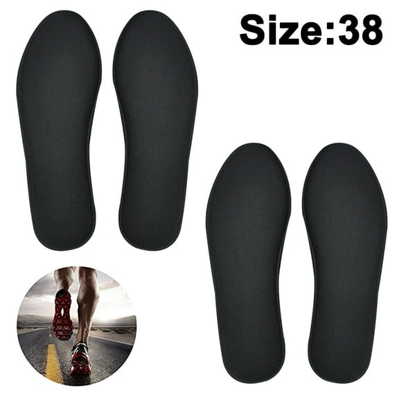 2 Pairs Memory Foam Insoles Super Soft Replacement Innersoles Comfort Cushioning Shoe Inserts Moisture-Wicking, Washable and Reusable