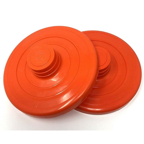 Orange Cover Lid Plastic Fit Vitrolero Pack of 2 For Plastic and Glass Jar 5 Gallon