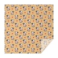thumbnail image 1 of Orange Cow Heart Pattern Square Tablecloth,Waterproof Square Table Cover,Wipeable Spillproof Washable Table Cover for Home Kitchen Party Decor 42"X42"(107x107cm), 1 of 6