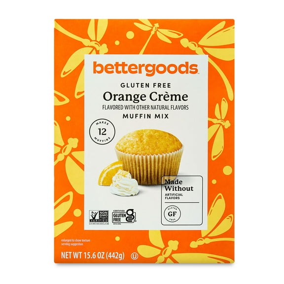 bettergoods Gluten-Free Orange Creme Muffin Mix, 15.6 oz