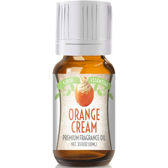 Orange Cream Scented Oil by Good Essential (Premium Grade Fragrance Oil) - Perfect for Aromatherapy, Soaps, Candles, Slime, Lotions, and More!