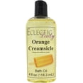 thumbnail image 1 of Orange Creamsicle Bath Oil - Scented Body Oil - Relaxing & Moisturizing Bathing Oil - Fragrance Body Oil For Dry & Rough Sensitive Skin - 4 oz, 1 of 5