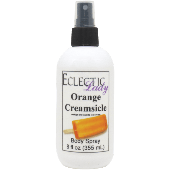 Orange Creamsicle Body Spray, Eclectic Lady, Hydrating Mist, Unisex, 16 oz