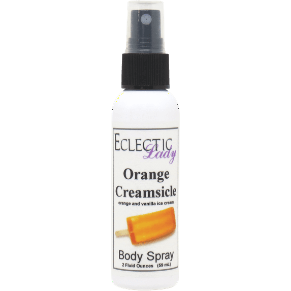 Orange Creamsicle Body Spray, Eclectic Lady, Hydrating Mist, Unisex, 4 oz