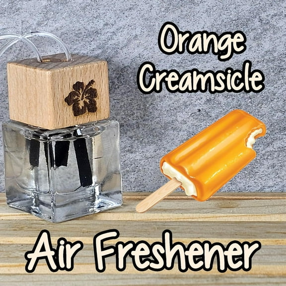 Orange Creamsicle Car Air Freshener