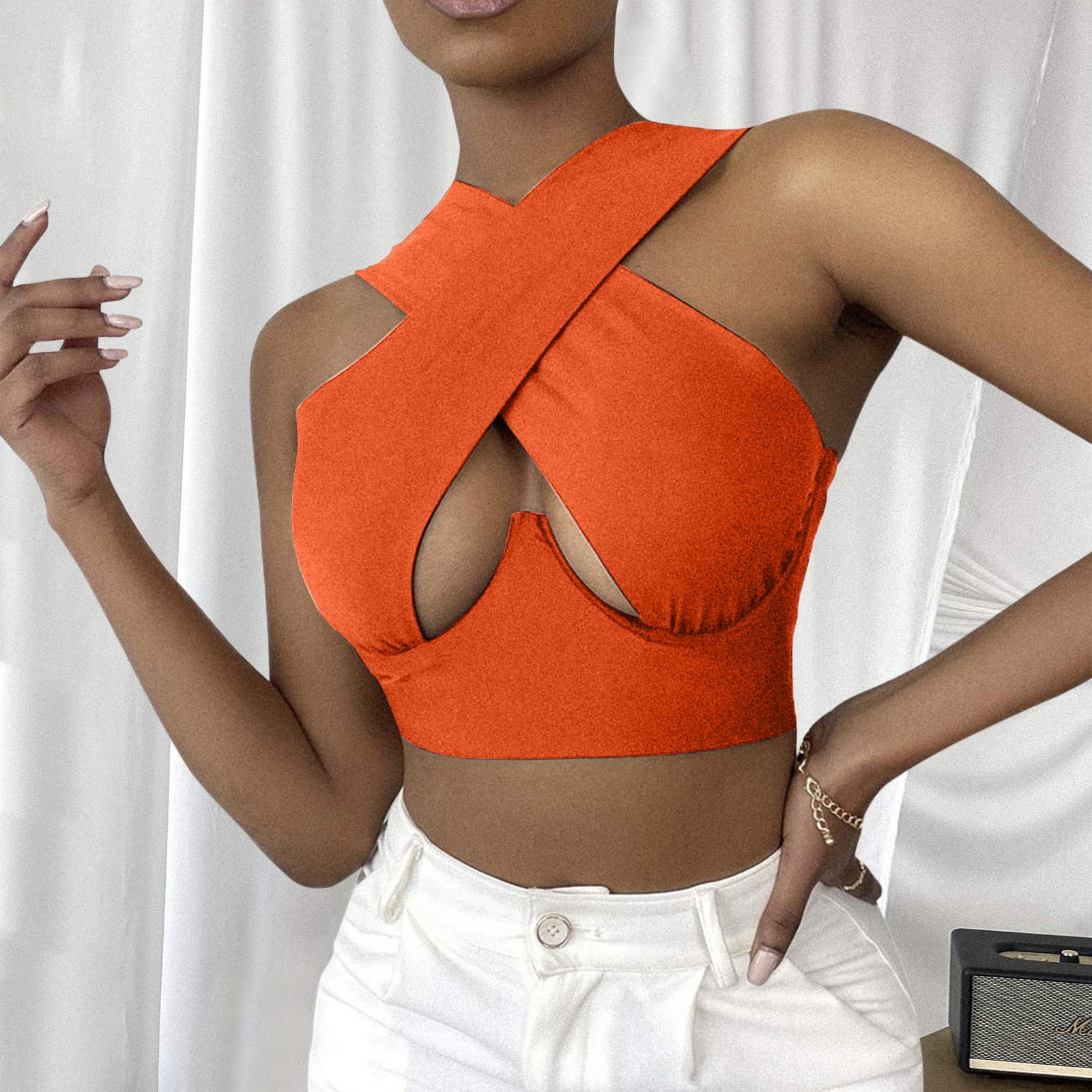 orange cross over top