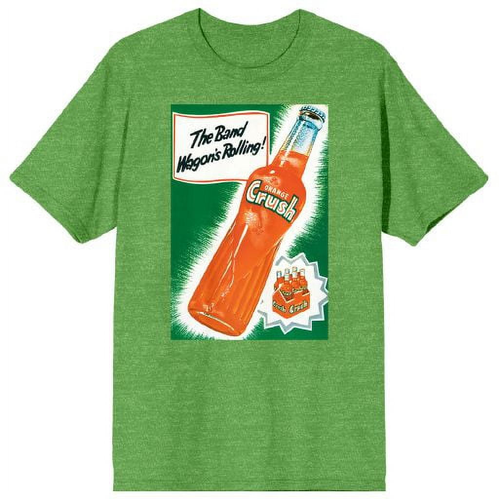 orange graphic tee men