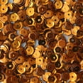 thumbnail image 1 of Orange Cup Sequins 6mm Shiny Metallic Made in USA, 1 of 2