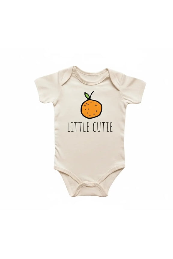 Orange Cutie Newborn Baby Bodysuit