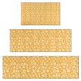 thumbnail image 1 of Orange Daisy Flower Floral Pattern Kitchen Rugs Sets Of 3,Kitchen Runner Rugs Non Skid Washable,Decorative Kitchen Floor Mats for Kitchen,Sink,Laundry,17"x30"+ 17"x47" + 17"x59", 1 of 6