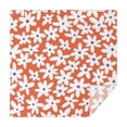 thumbnail image 1 of Orange Daisy Flower White Petals Pattern Square Tablecloth,Waterproof Square Table Cover,Wipeable Spillproof Washable Table Cover for Home Kitchen Party Decor 60"x60"(152x152cm), 1 of 6