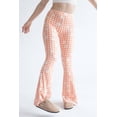 thumbnail image 1 of Ragstock Orange Daisy Gingham Bell Bottoms, 1 of 4