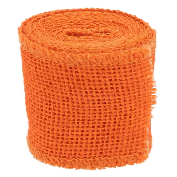 Orange Decor Garland 2 Jute Ribbon Roll Burlap Rustic Crafts Office