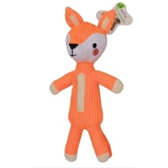 Orange Deer Plush Pet Dog Toy