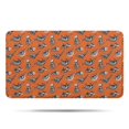 thumbnail image 1 of Orange Dinosaurs Skeletons Pattern Bathroom Rugs Mat,Non Slip Microfiber Bathroom Rug,Rubber Backing,Soft Bathroom Mats for Bathroom Floor,Tub and Shower,17x30in(43x75cm), 1 of 5