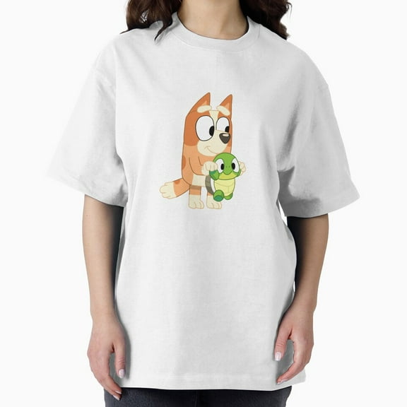 Orange Dog With Turtle Unisex T-Shirt