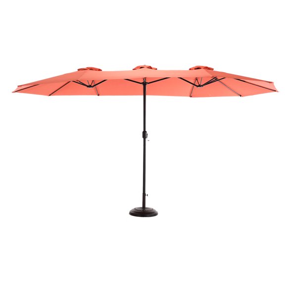 Orange Double - Sided - Convenient Crank System - Outdoor Patio - Quick Open/Close