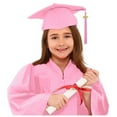 thumbnail image 1 of Preschool Graduation Cap And Gown Pink Cap And Gown for Kids Tassel Dress 2-3 Years, 1 of 6