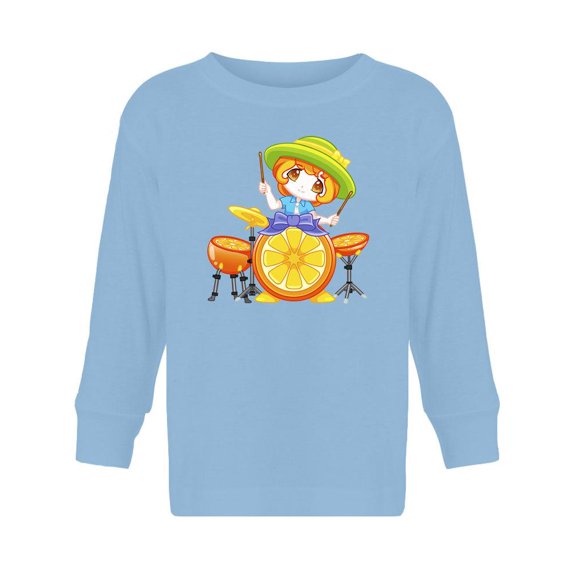 Orange Drumset Long Sleeve Toddler -Image by Shutterstock,  3 Toddler
