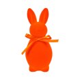 thumbnail image 1 of Orange Easter Flocked Bunnies, 2025 Flocking Rabbit Figurines with Bow Ties, Adorable Spring Tabletop Ornaments for Home, Garden Decor, Bunnies Decoration for Easter Celebration, Gift, 1 of 8