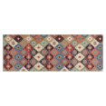 thumbnail image 1 of Orange Ethnic Rhombus Pattern Kitchen Rug Mat,Kitchen Runner Rugs Non Skid Washable,Decorative Kitchen Floor Mats for Kitchen,Sink,Laundry,17"X47", 1 of 5