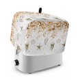 thumbnail image 1 of Orange Eucalyptus Coastal Toaster Cover 4 Slice, Beach Starfish Conch Dustproof Bakeware Oven Protector with Top Hook, Waterproof Small Kitchen Appliance Toasters Dust Cover, 12"x11"x8", 1 of 7