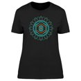thumbnail image 1 of Orange Eye Mandala T-Shirt Women -Image by Shutterstock, Female x-Large, 1 of 2