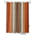 thumbnail image 1 of Orange Farmhouse Striped Shower Curtain, Vintage Wood Texture Mottled Bathroom Decor Curtains Set with Hooks, Waterproof Fabric Home Accessories， 66 X 72 Inch Long, 1 of 6
