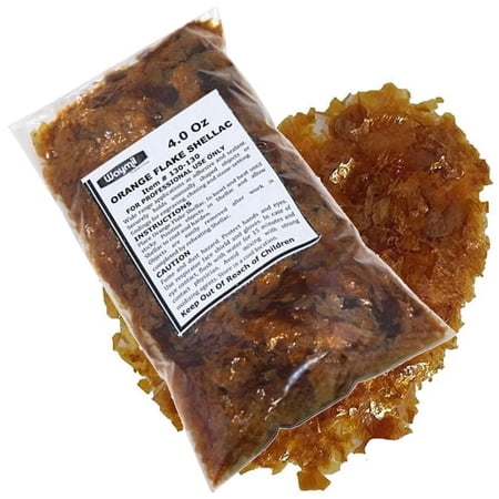 Orange Flake Shellac 4 Oz Jewelry Watchmaker Engraving Adhesive Setters Cement