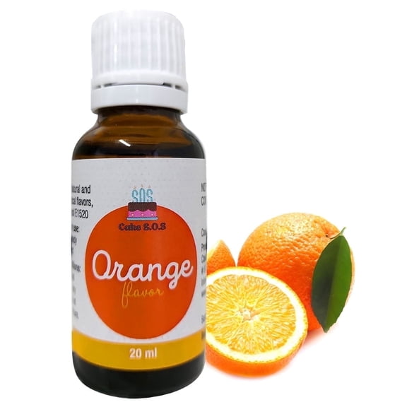 Cake S.O.S Orange Liquid Flavoring, 0.68 fl oz (20 ml)