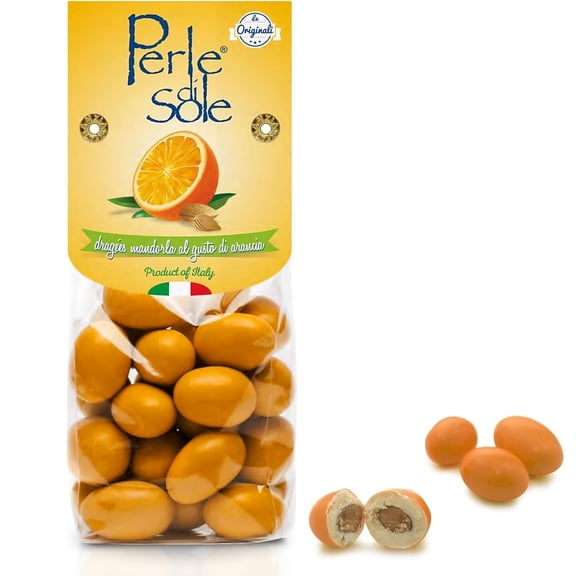 Orange Flavored Chocolate Covered Almond