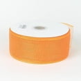 thumbnail image 1 of Orange - Floral Mesh Ribbon - ( 2-1/2 inch x 25 Yards ), 1 of 2