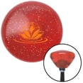 thumbnail image 1 of Orange Flower on Water Orange Retro Metal Flake Shift Knob with M16 x 1.5 Insert, 1 of 1