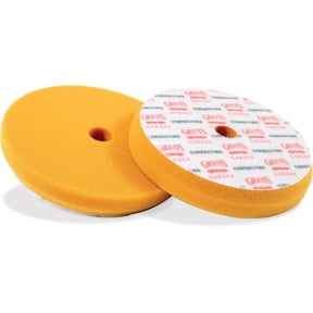 Orange Foam Correcting Pads for Car Polishing and Detailing, Removes Light to Moderate Paint Defects, Durable, Machine-Washable, 10617, 6.5", Set of 2