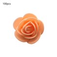 thumbnail image 1 of Orange Foam Rose Flowers Bulk Pack Simulated Floral Stems For Valentines Day Decoration Craft Party Centerpiece Arrangements 100Pcs 1.37X0.78In 0.08Lb, 1 of 7