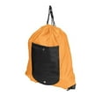 thumbnail image 1 of Orange Folding Wallet Drawstring Cinch Pack, 1 of 2