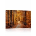thumbnail image 1 of Orange Forest Wall Art for Living Room, Canvas Picture Wall Decor for Bathroom Bedroom, Fall Tree Botanical Maple Leaf Painting Artwork for Office Kitchen Hallway Dining Room Home Decorations 12"x16", 1 of 8