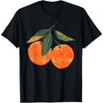 thumbnail image 1 of Orange Fruit Aesthetic Vintage T-ShirtPure cotton short-sleeved shirts for both men and women, 1 of 6