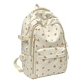 thumbnail image 1 of Orange Fruit Print Backpack, 16.93X11.81X7.09" Cute Backpack, Lightweight Kawaii Bookbag, Water Resistant Laptop Bookbag, Multi Pocket Casual Daypack for Travel, Daily Commute & Outdoor Activities, 1 of 4